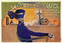 画廊、"La Maison Moderneのポスター(1902)