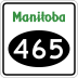 Provincial Road 465 marker