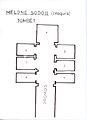 Plan de la tombe I du Melone Sodo II (croquis)