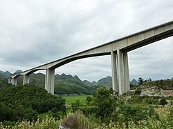 滬昆高速道路・孟寨大橋