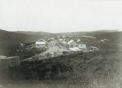 The town around 1880