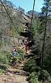 Sky Lift to the natural bridge area.