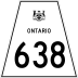 Highway 638 marker