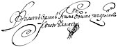 signature de Pylyp Orlyk