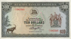 Billet de 10 dollars de 1979.