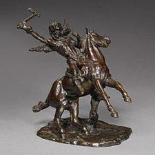 The Cryer, bronze sculpture