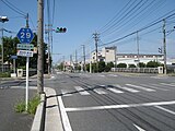 埼玉県草加市青柳付近