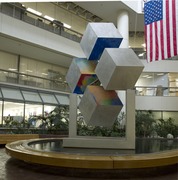 Interior of the James M. Fitzgerald United States Courthouse and Federal Building, Anchorage, Alaska, 1976-79 and 1979-80.