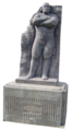 La Statue commémorative de Louis Cyr.