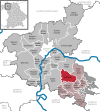 Lage der Gemeinde Sulzheim im Landkreis Schweinfurt