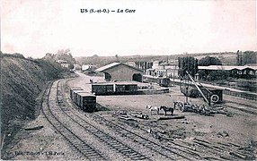 Vue ancienne de la gare.