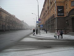 L'Avenue de l'Indépendance.