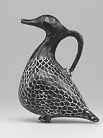 Tell el-Yahudiyeh Ware duck, Egypt, c. 1700 BC