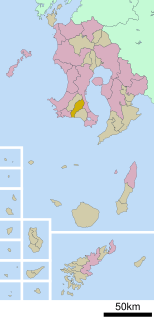 知覧町位置図