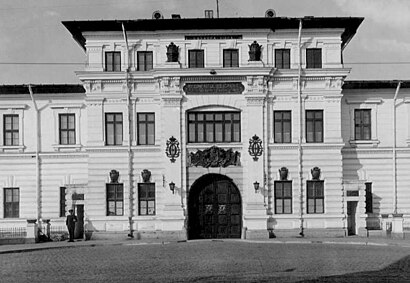 The Cuza-Vodă barracks, circa 1930.