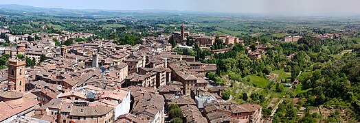 View from the Campanile del Mangia