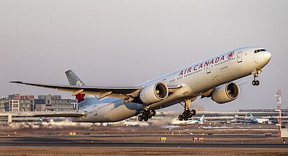 This photograph shows aircraft attitude on take-off which requires a sufficiently rounded lower lip on the nacelle inlet.