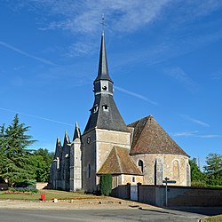 The church in Alluyes