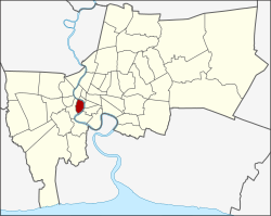 Khet location in Bangkok