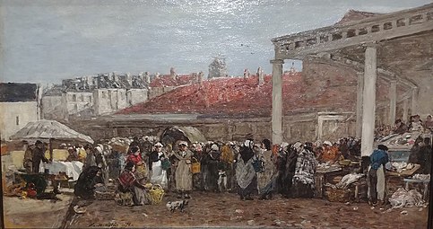 Bruxelles, le Vieux Marché aux Poissons Glasgow, Collection Burrell