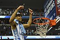 Image 8Brice Johnson cuts down the nets after winning the 2016 ACC tournament with North Carolina
