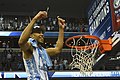 Image 14Brice Johnson cuts down the nets after winning the 2016 ACC tournament with North Carolina