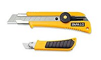 OLFA segmented blade or "snap-off blade" utility knife