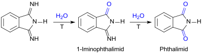 Hydrolyse von 1,3-Diiminoisoindoli