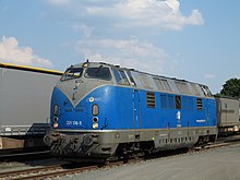 Diesellok der Eisenbahngesellschaft Potsdam