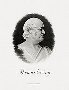 EWING, Thomas-Treasury (BEP engraved portrait)