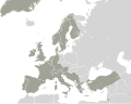 Eurovision events map (1972-1979) Kaniv Reservoir created