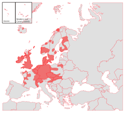 Distribución en Europa