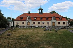 Tingshuset i Östhammar, uppfört 1924 för Frösåkers härad.