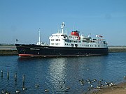 MV Hebridean Princess, formerly RMS Columba, one of three car ferries designed as floating nuclear bunkers