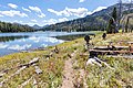 Lake Abundance with Mount Abundance in upper right