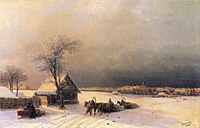Aivazovsky: Moscow from Sparrow Hills