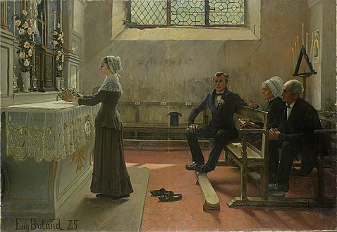 Offering to the Virgin, 1885