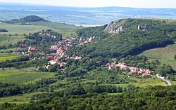 Klentnice seen from Děvín