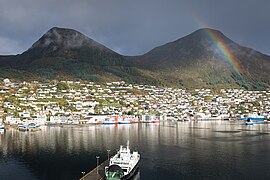 The town of Måløy