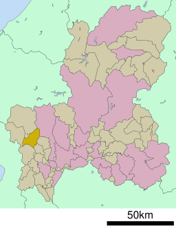 久瀬村の位置