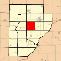 Location in Fulton County