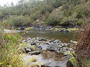 Mitta Mitta in gorge below Dartmouth dam