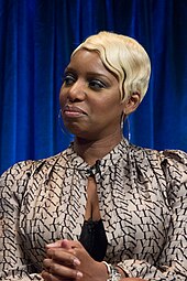 An image of NeNe Leakes looking to the left.