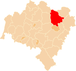 Location within the voivodeship