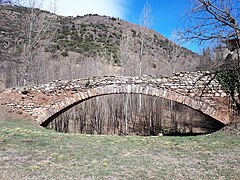 Pont médiévale sur le site de la Bastide.