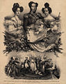 Image 17The frontispiece of the 1826 Portuguese Constitution featuring King-Emperor Pedro IV and his daughter Queen Maria II (from History of Portugal)