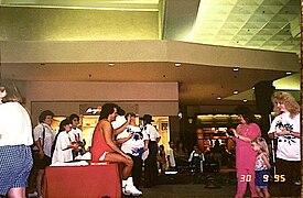 Richard Simmons at Southern Park Mall in 1995