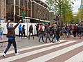 Rotterdam, pub (café Beurs) at the Kruiskade - Feyenoord scores 2-0 in the fginal match