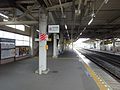 駅ホーム（2016年8月）