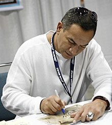 Temuera Morrison, l'interprète de Jango Fett.